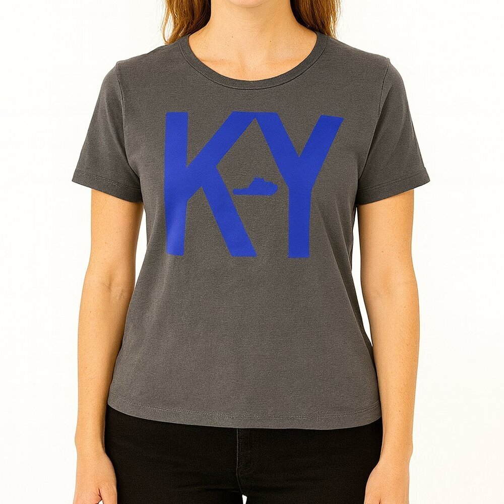 3/$20 Bundle 🌈 No Boundaries Kentucky KY Graphic Tee Charcoal Blue Women’s XL